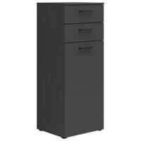 COMODĂ 45/115/40 cm  - grafit/antracit, Modern, plastic/material pe bază de lemn (45/115/40cm) - Carryhome
