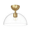 DECKENLEUCHTE Alora Mood 30,5/25,4 cm   - Goldfarben, KONVENTIONELL, Glas/Metall (30,5/25,4cm) - Elstead Lighting