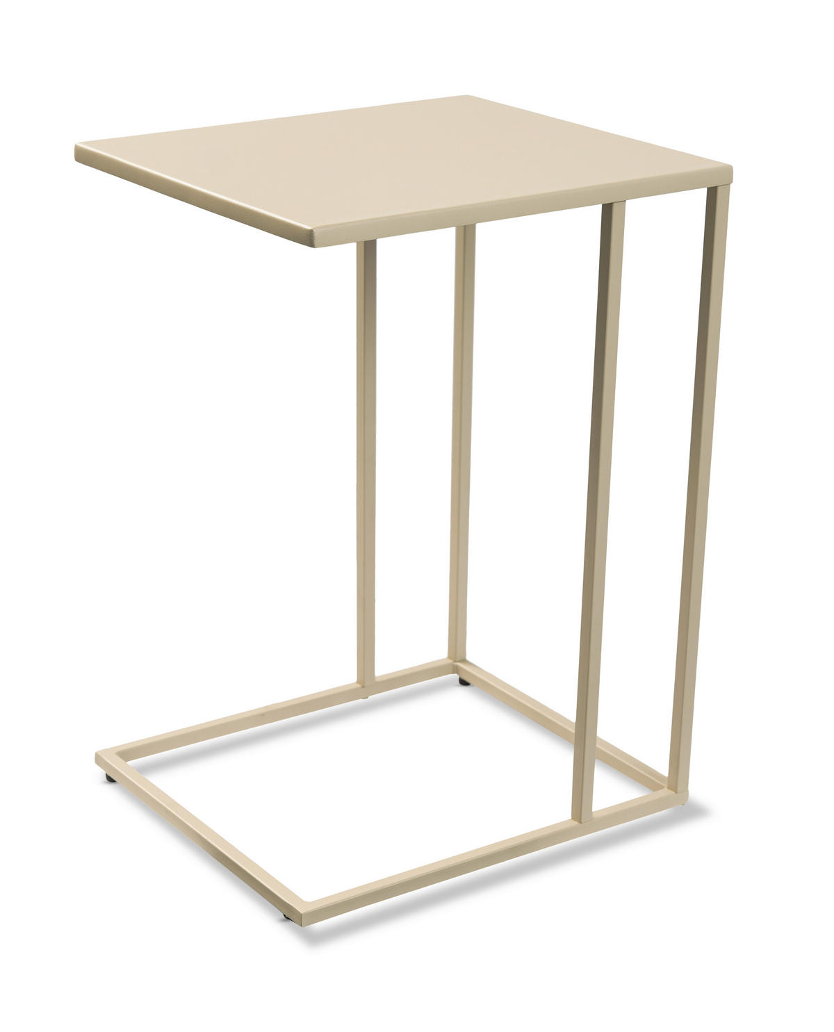 BEISTELLTISCH 43/38/62 cm Creme rechteckig  - Creme, Basics, Metall (43/38/62cm) - Xora