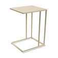 BEISTELLTISCH 43/38/62 cm Creme rechteckig  - Creme, Basics, Metall (43/38/62cm) - Xora
