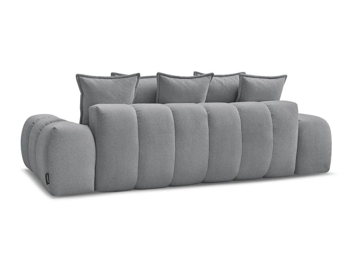 SCHLAFSOFA EVEREST  mit Armteil links, Armteil rechts Flachgewebe Dunkelgrau  - Dunkelgrau/Schwarz, MODERN, Kunststoff/Textil (278/115/90cm) - Livetastic