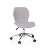 OTOČNÁ ŽIDLE PRO MLÁDEŽ, světle šedá - světle šedá, Basics, textil/plast (47/73-83/43cm) - MID.YOU