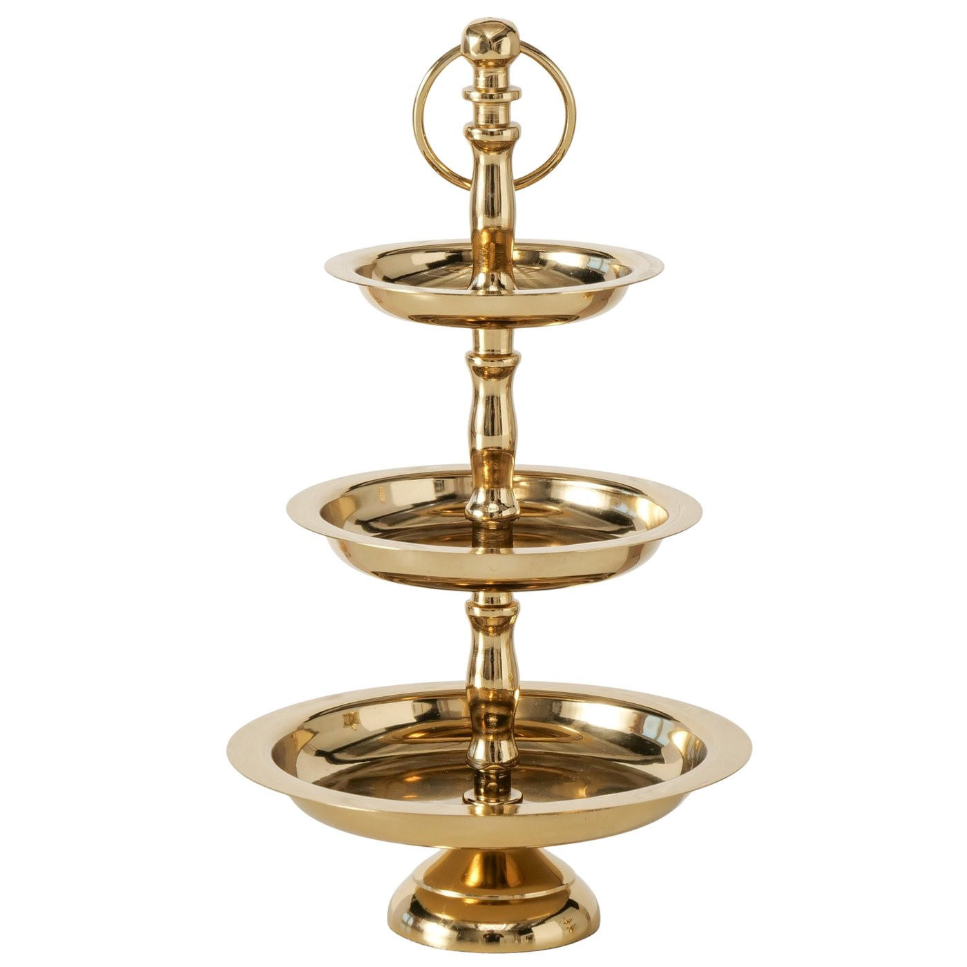 ETAGERE 2-stöckig - Goldfarben, Trend, Metall (17/11cm) - Ambia Home