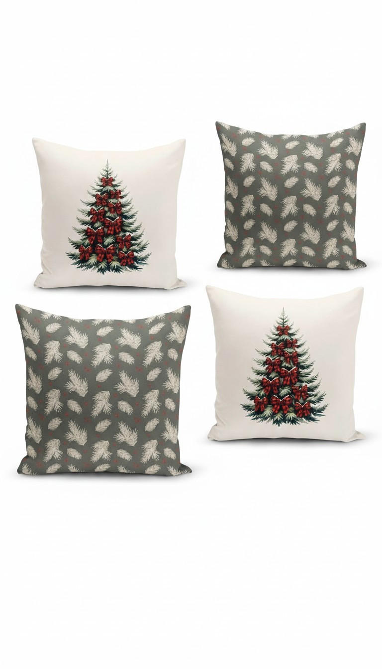 KISSENBEZUG-SET 43/43 cm  - Multicolor, Basics, Textil (43/43cm) - X-Mas