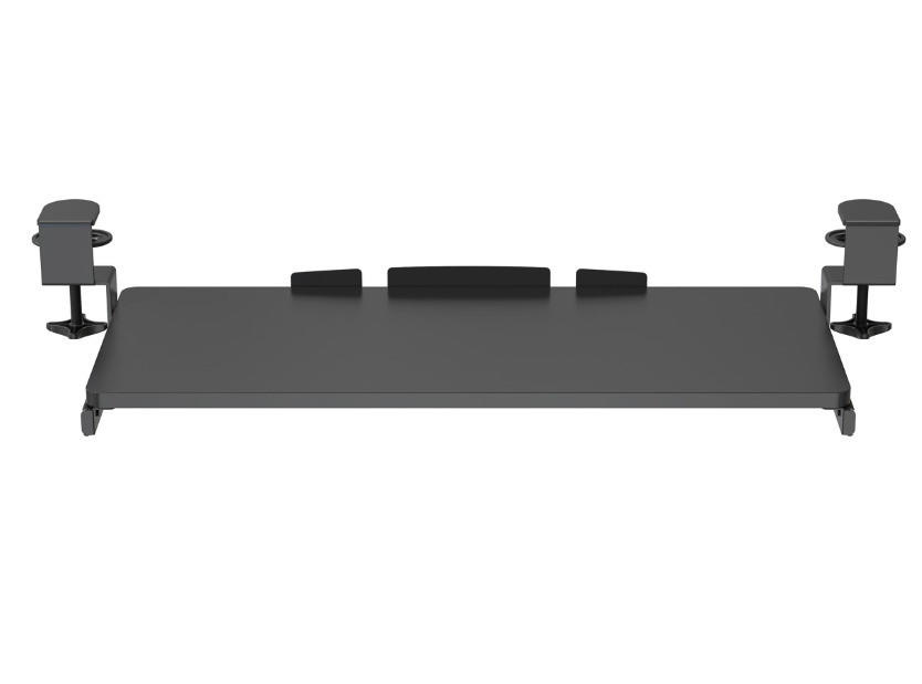 TASTATURAUSZUG Holzwerkstoff Schwarz  - Schwarz, MODERN, Holzwerkstoff (68/8/28cm) - MID.YOU