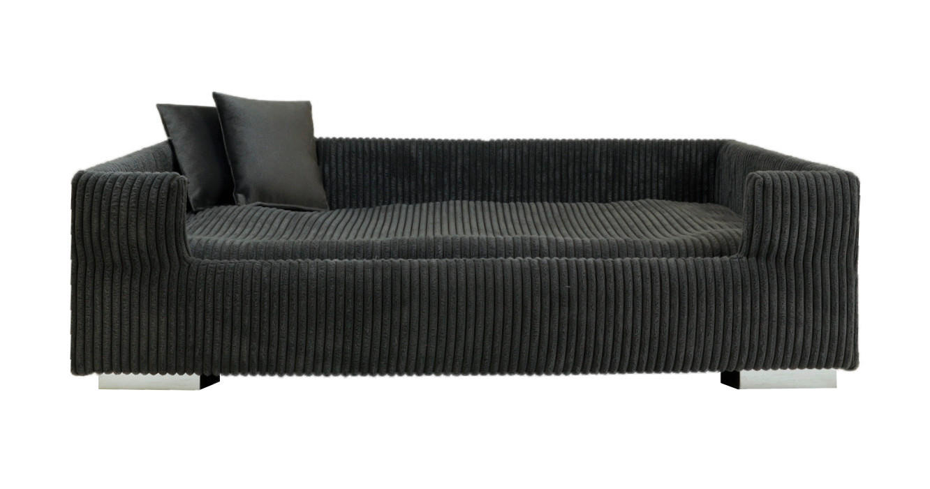 HUNDESOFA - Dunkelgrau, Basics, Textil (90/57/26cm)