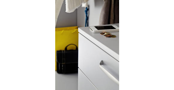 GARDEROBE 8-teilig  in 242/233/36 cm  - Grau, Design, Glas/Holzwerkstoff (242/233/36cm) - Moderano