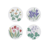 UNDERLÄGG SET 4 delar  - multicolor, Basics, trä (10/10/0.3cm)