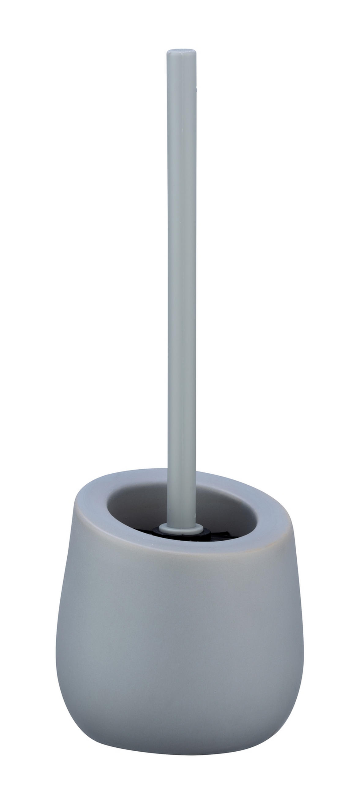 TOALETTBORSTSET i keramik  plast   - grå, Basics, plast/keramik (13,5/38cm)