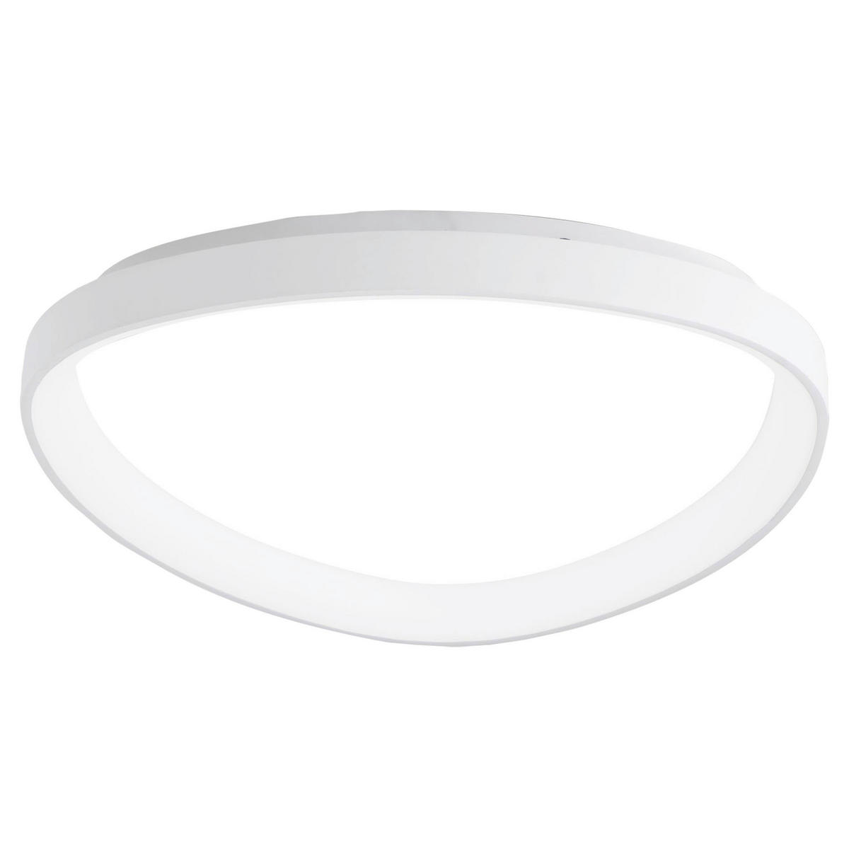 LED-DECKENLEUCHTE Quirk 62/7 cm   - Goldfarben, KONVENTIONELL, Kunststoff/Metall (62/7cm) - Fabas Luce