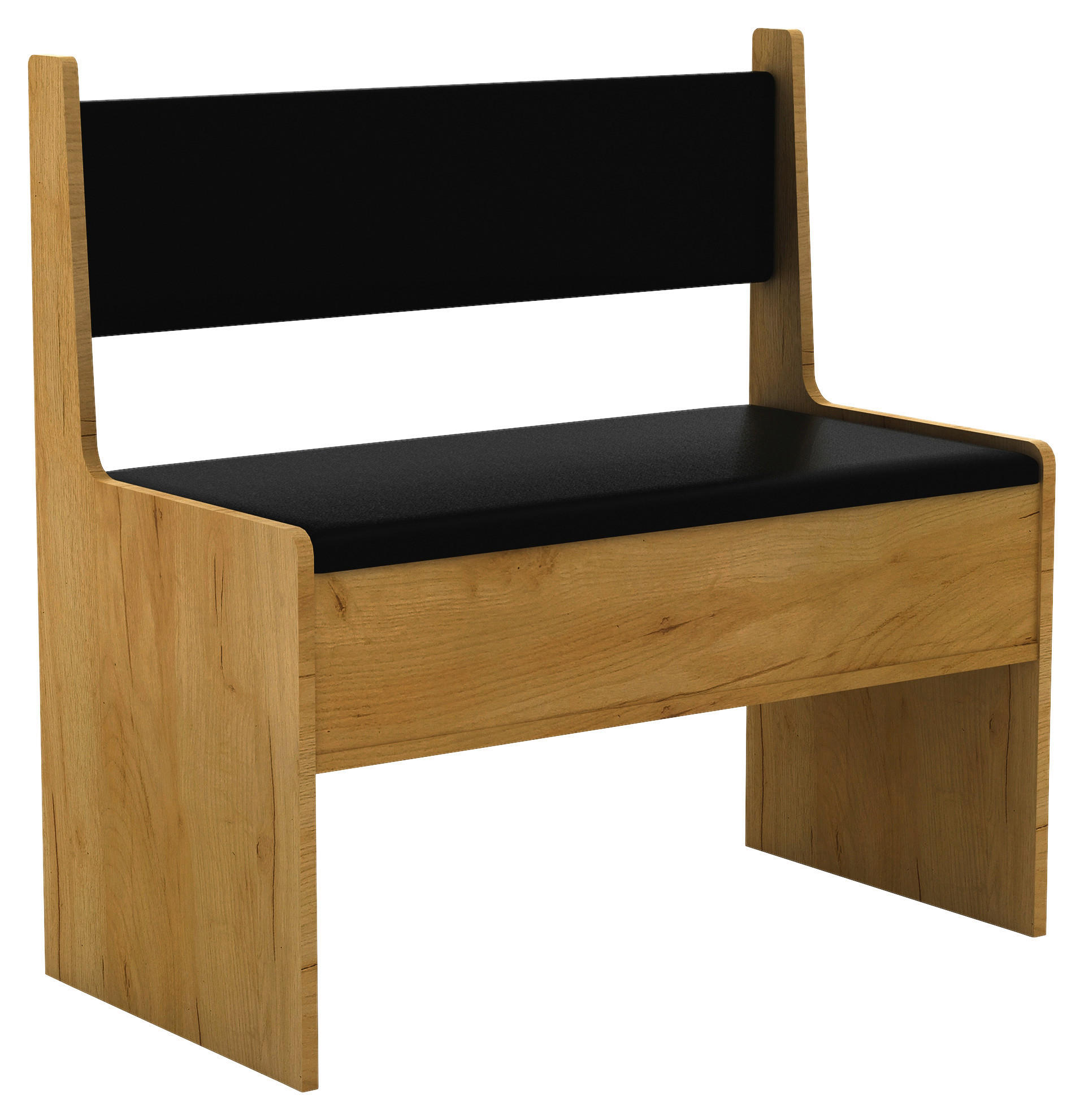 SITZBANK 80/80/42 cm Honigeiche  - Honigeiche, MODERN (80/80/42cm) - MID.YOU