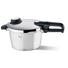 SCHNELLKOCHTOPF Edelstahl 4,5 L - Silberfarben, Basics, Metall (4,5l) - FISSLER