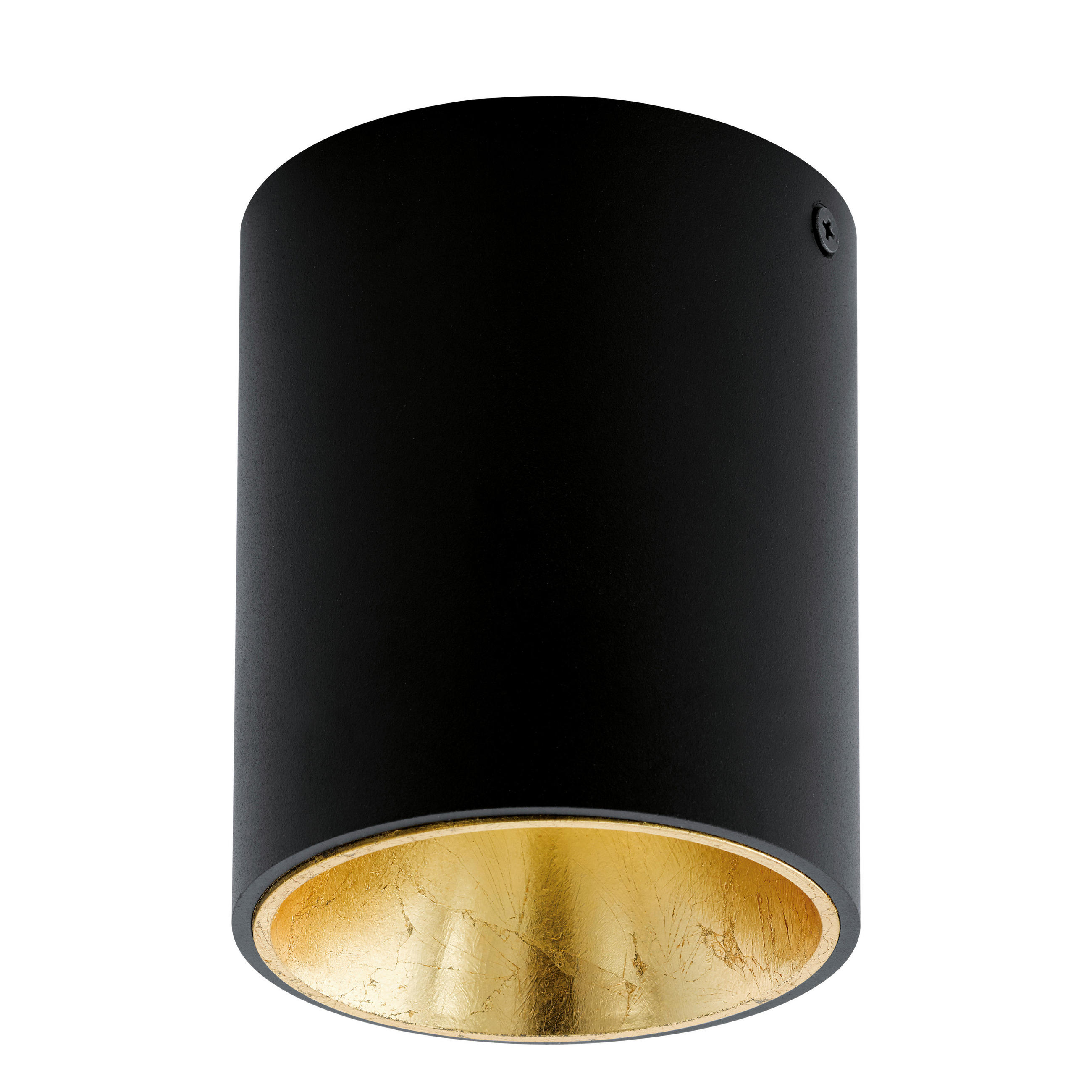 LED REFLEKTOR Polasso  - zlatne boje/crna, Trend, metal/plastika (10/12cm)
