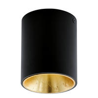 LED REFLEKTOR POLASSO, 94502  Polasso /340 lm/3000 K// - zlate barve/črna, Trend, kovina/umetna masa (10/12cm)