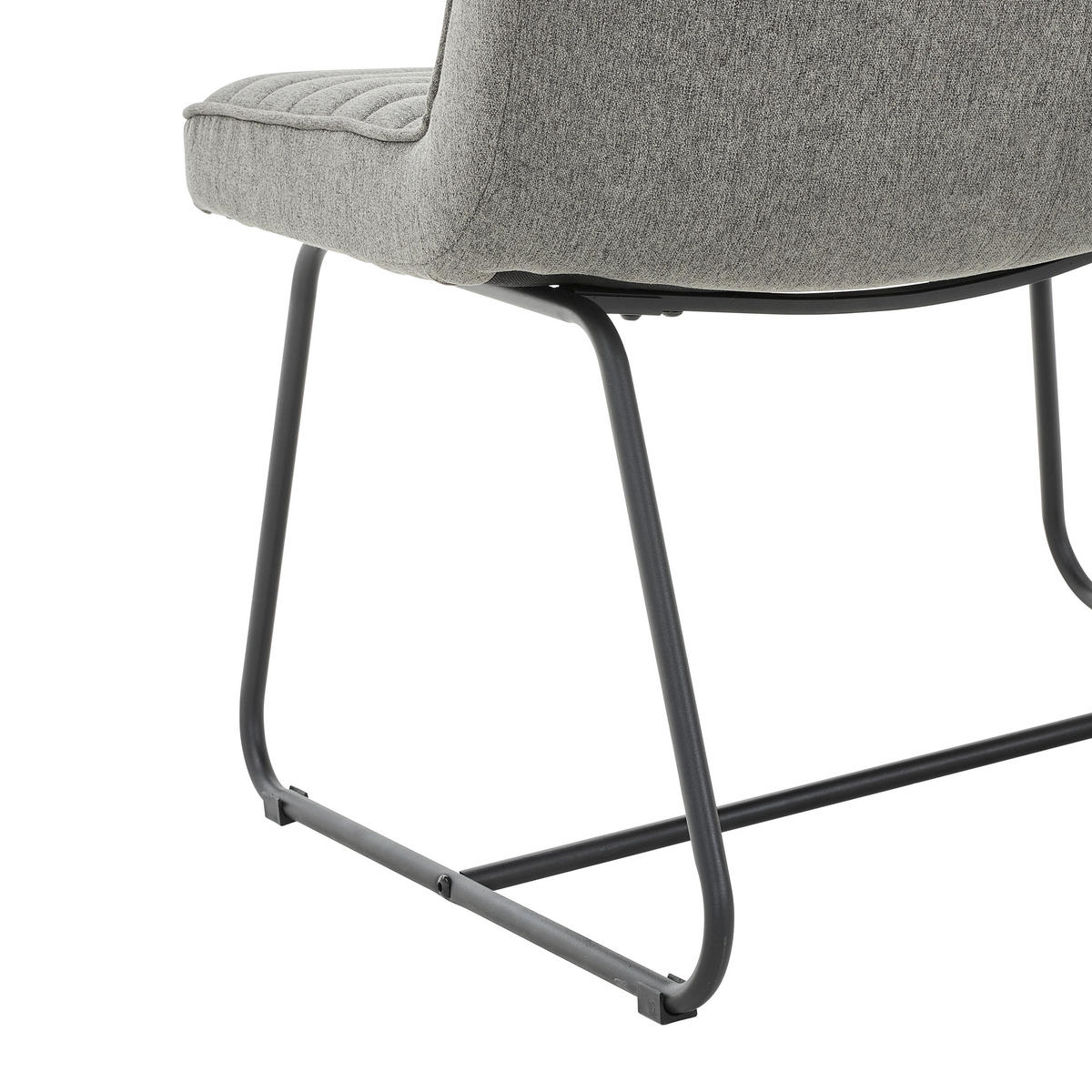 SESSEL Webstoff Grau    - Schwarz/Grau, MODERN, Textil/Metall (66/85/69cm) - P & B
