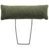 NACKSTÖD i flatväv  - mörkgrön, Design, textil (61/20/11cm) - MID.YOU