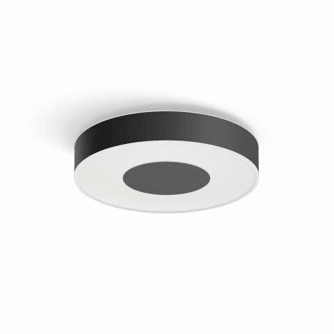 Philips HUE Led-Deckenleuchte White \u0026 Color Ambiance Infuse M Schwarz 8.4 cm