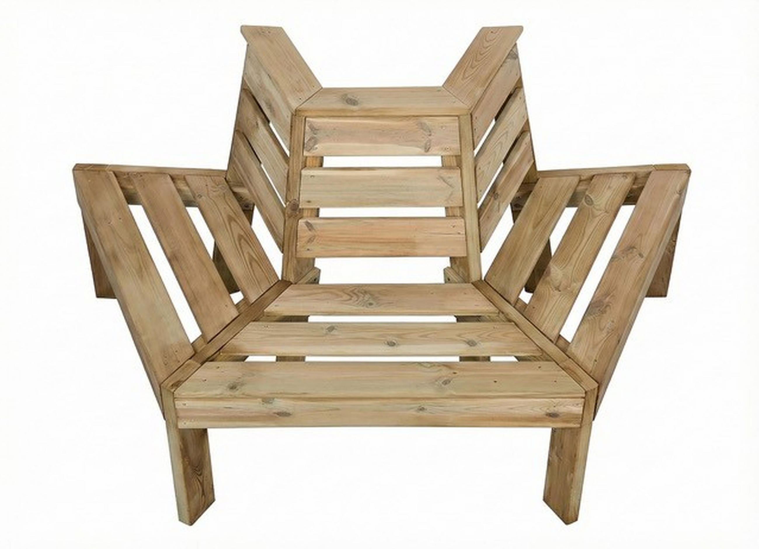 BAUMBANK 167/74/75 cm  in Braun  - Braun, MODERN, Holz (167/74/75cm) - Prestige Home