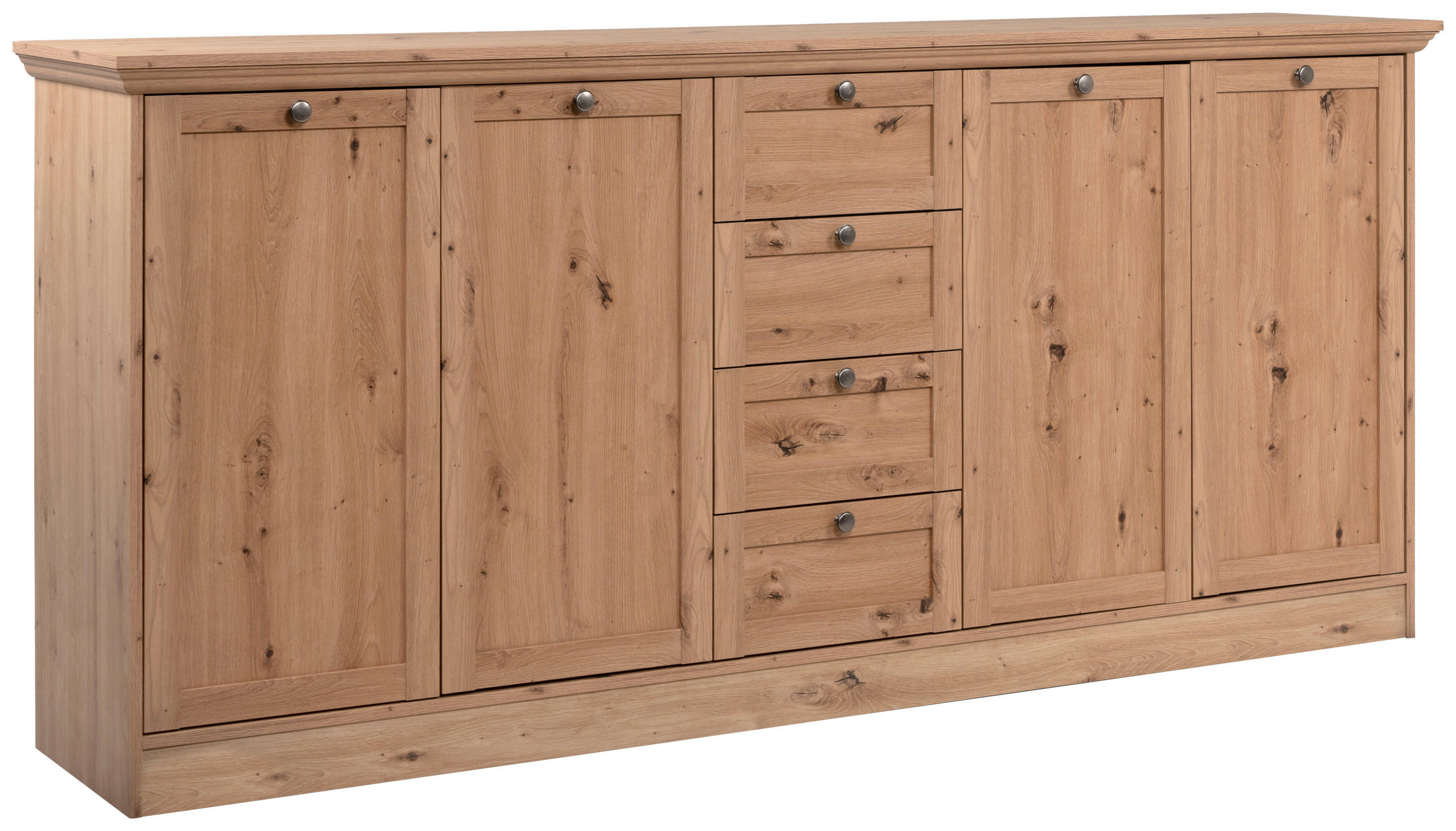 SIDEBOARD 200/90/40 cm  - ek Artisan, Natur, metall/trämaterial (200/90/40cm) - Livetastic