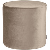 HOCKER Sara Samt Khaki  - Khaki, Design, Textil (46/46/46cm) - Livetastic