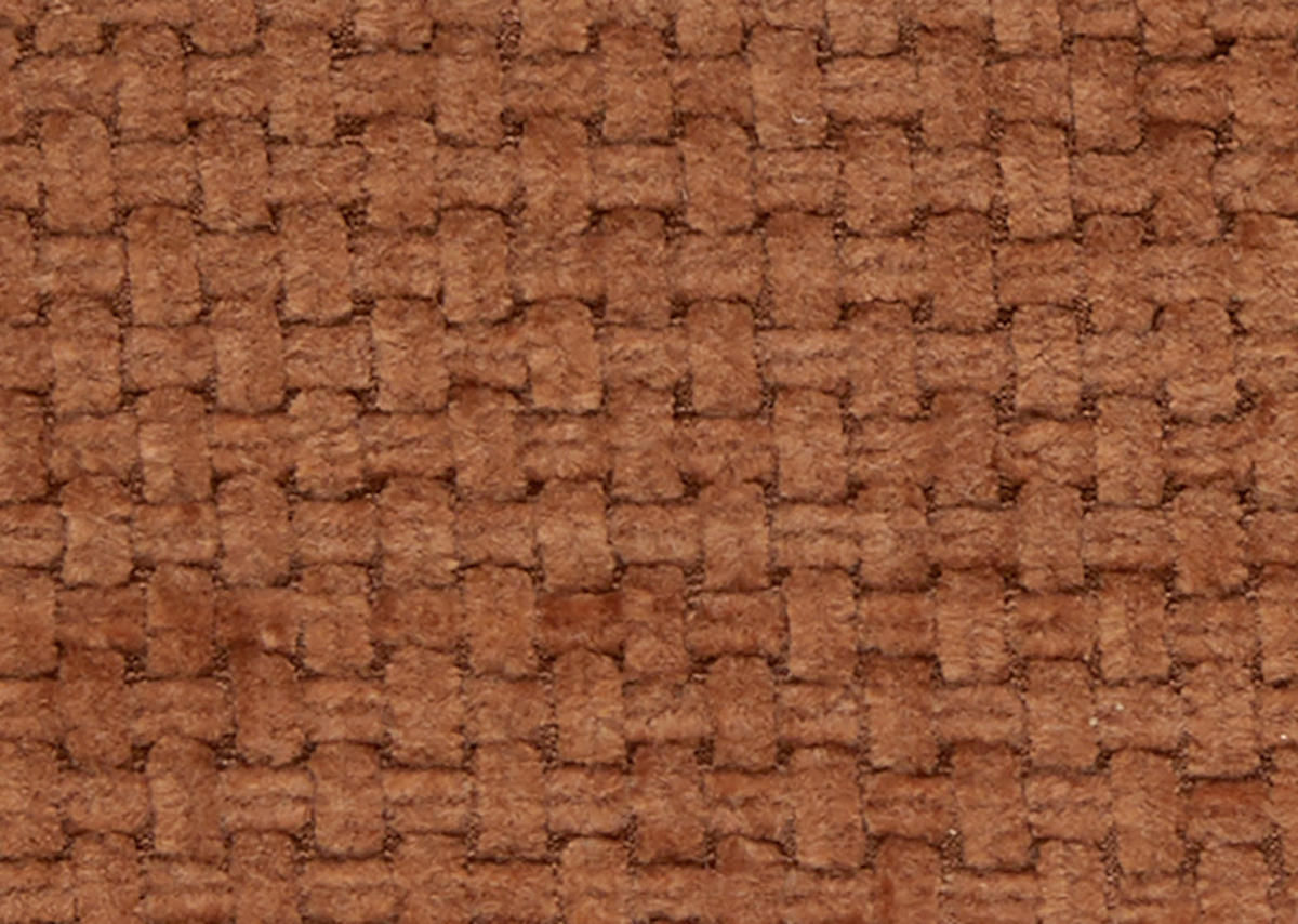 ECKSOFA in Webstoff Cognac  179-202/288 cm  - Cognac/Schwarz, Design, Textil/Metall (179-202/288cm) - Stylife