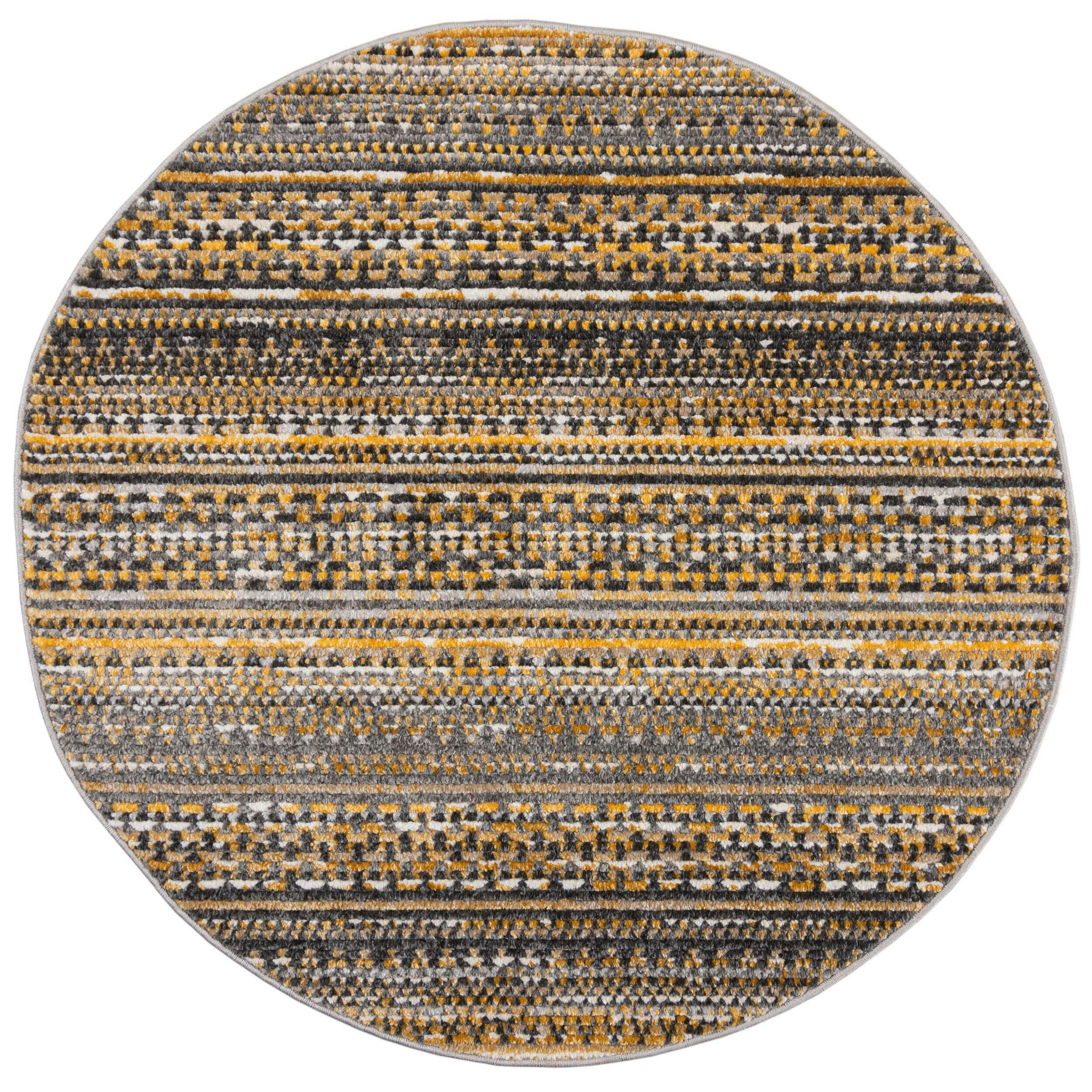 FLACHWEBETEPPICH 140 cm Santiago Gelb - Gelb, Basics, Textil (140cm) - Xora
