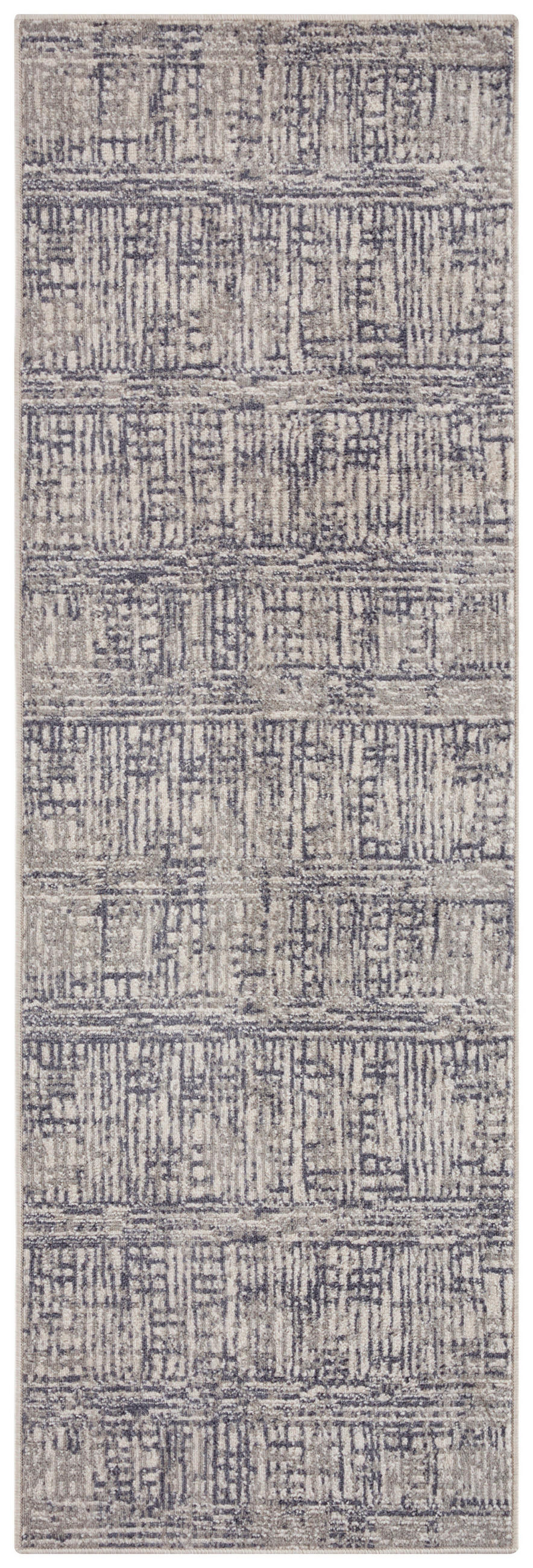 LÄUFER 80/200 cm Terrain  - Creme/Grau, Design, Kunststoff/Textil (80/200cm)
