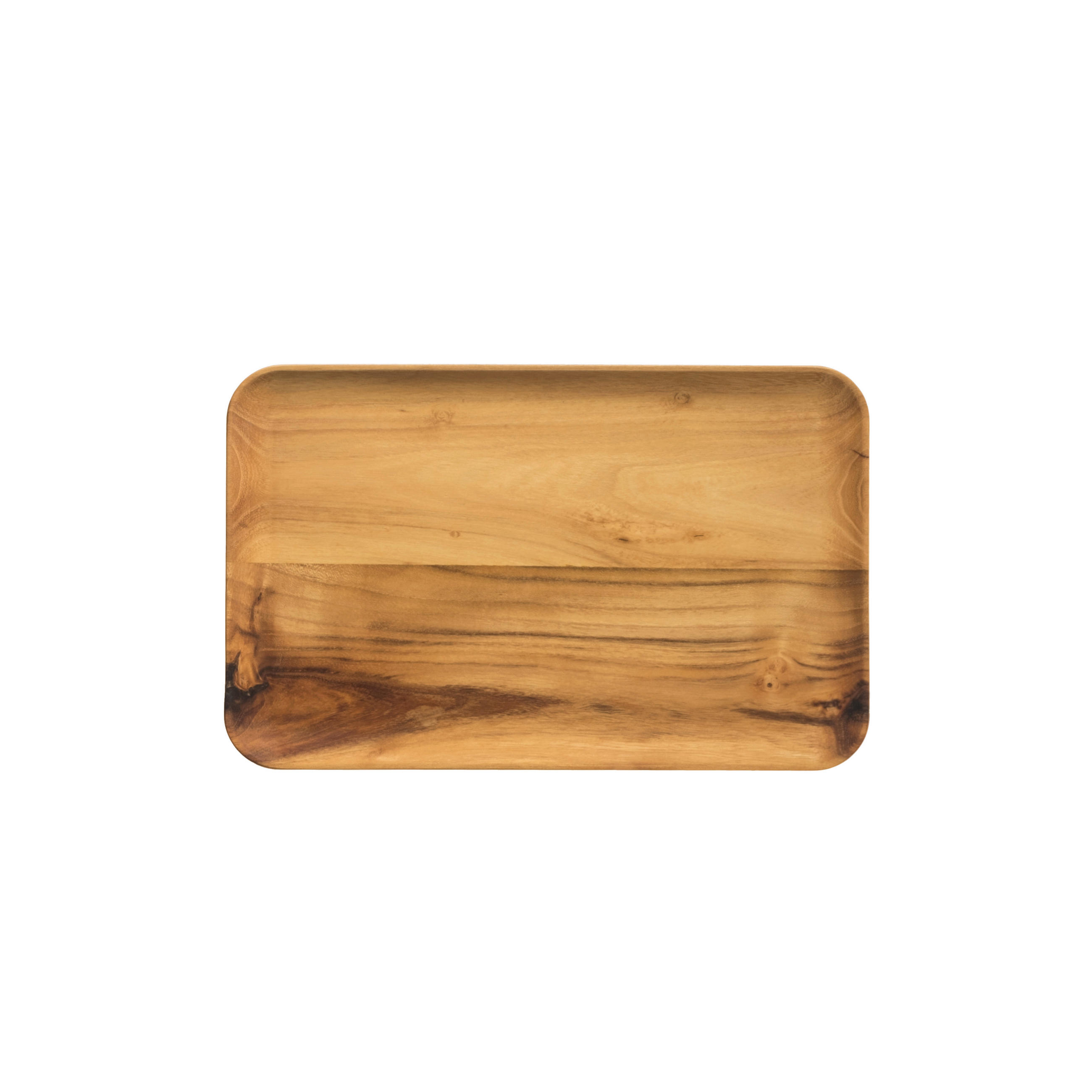 SPEISETELLER RAW  - Teakfarben, Basics, Holz (31,7/20,2/1,8cm) - Aida