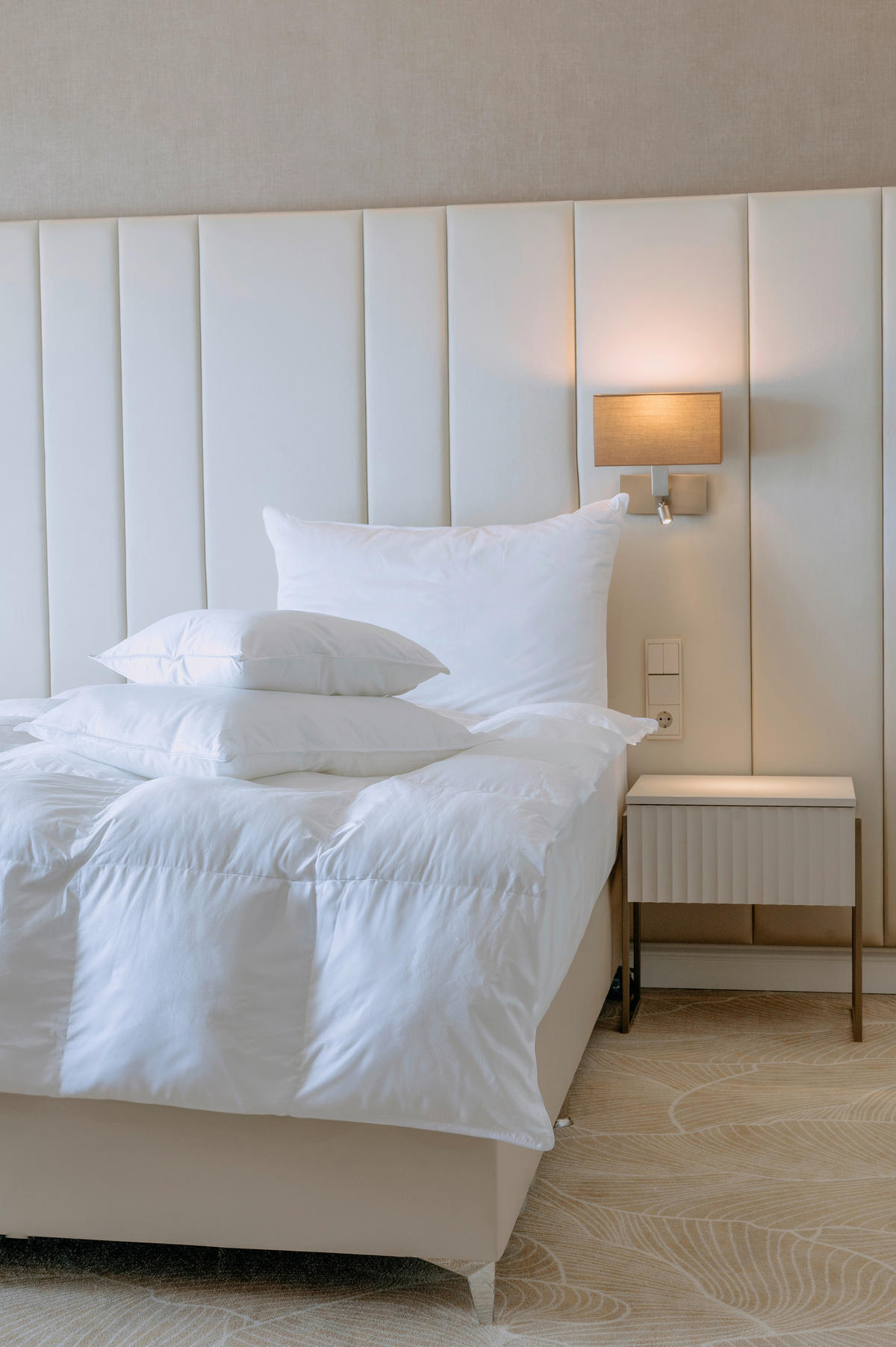 POPLUN CJELOGODIŠNJI  Sleeptex  - bijela, Konvencionalno, tekstil (220/240/15cm) - Sleeptex