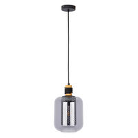 HÄNGELEUCHTE 20/20/30,5 cm    - Grau, Design, Glas (20/20/30,5cm) - Globo