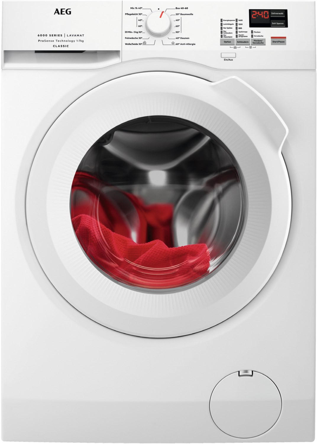 WASCHMASCHINE L6FBC41470   - Weiß, Basics, Kunststoff/Metall (59,6/84,7/57,7cm) - AEG
