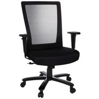 SNURRSTOL  i nätklädsel, flatväv svart  - kromfärg/svart, Modern, metall/textil (72/120/65cm) - MID.YOU