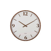 WANDUHR Detalle Grau  - Grau, Basics, Kunststoff (51cm) - Karlsson