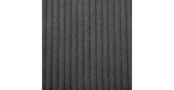 ARMLEHNSTUHL in Eisen Cord - Anthrazit/Schwarz, Design, Textil/Metall (59/89,5/63cm) - Novel
