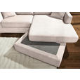 ECKSOFA Naturfarben Cord Zierkissen, Rückenkissen, Rücken echt  - Schwarz/Naturfarben, KONVENTIONELL, Kunststoff/Textil (234/170cm) - Carryhome