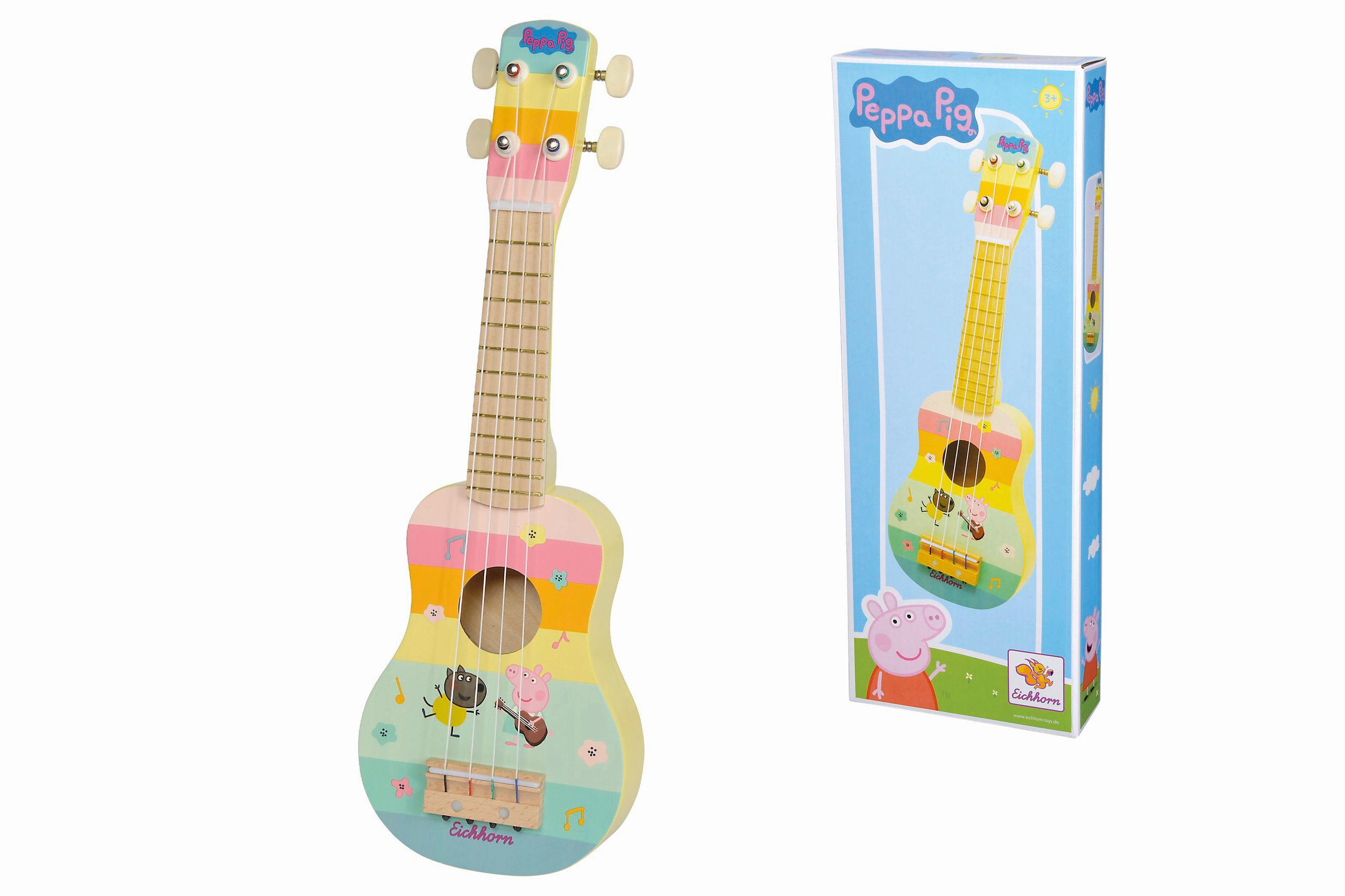 SET ZA GLAZBU  PEPPA PIG  - višebojno, Basics, drvo (5,4/16,5/44,50cm) - Simba