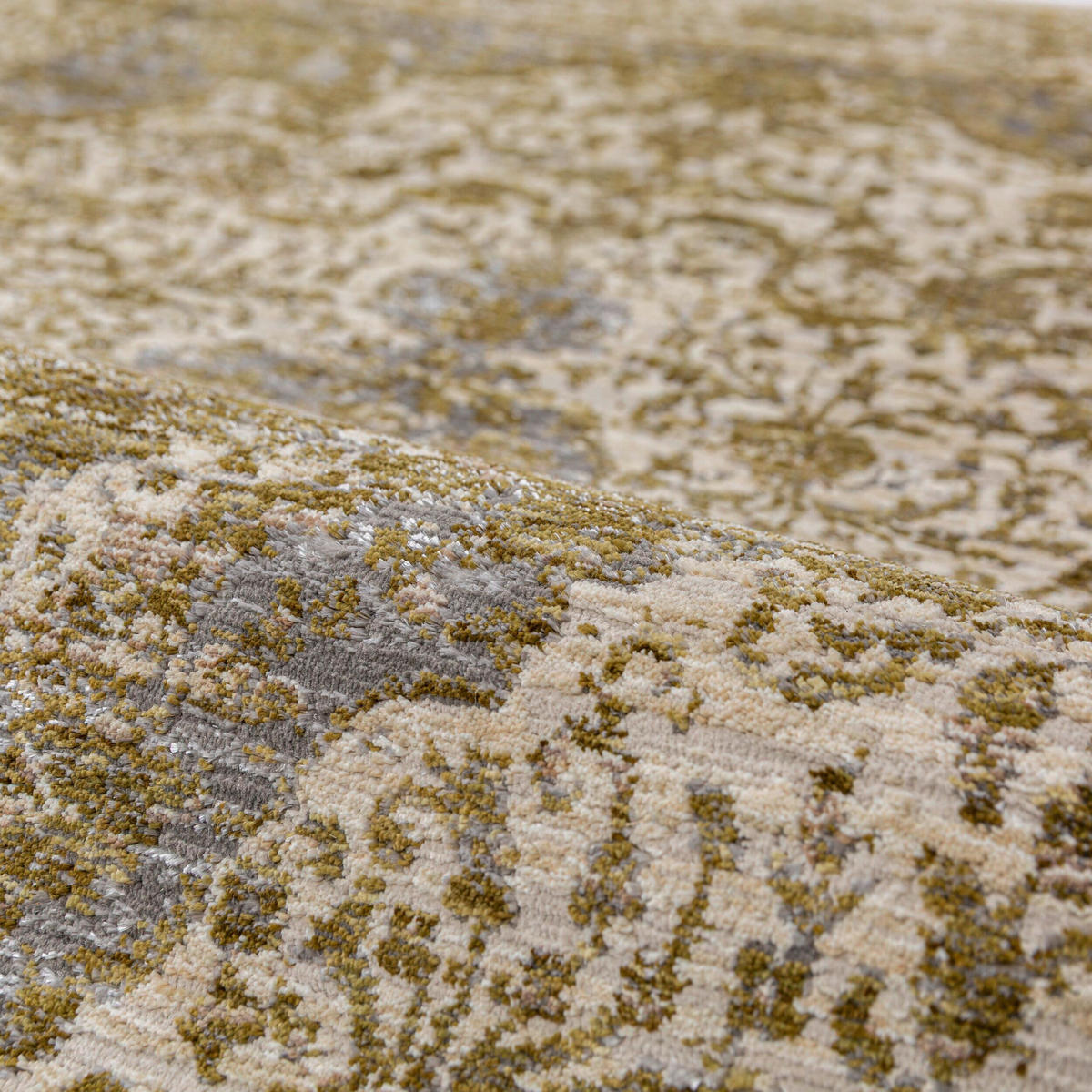 VINTAGE-TEPPICH 160/230 cm Cordelia Grün rechteckig  - Grün, Basics, Kunststoff/Textil (160/230cm) - Flair Rugs