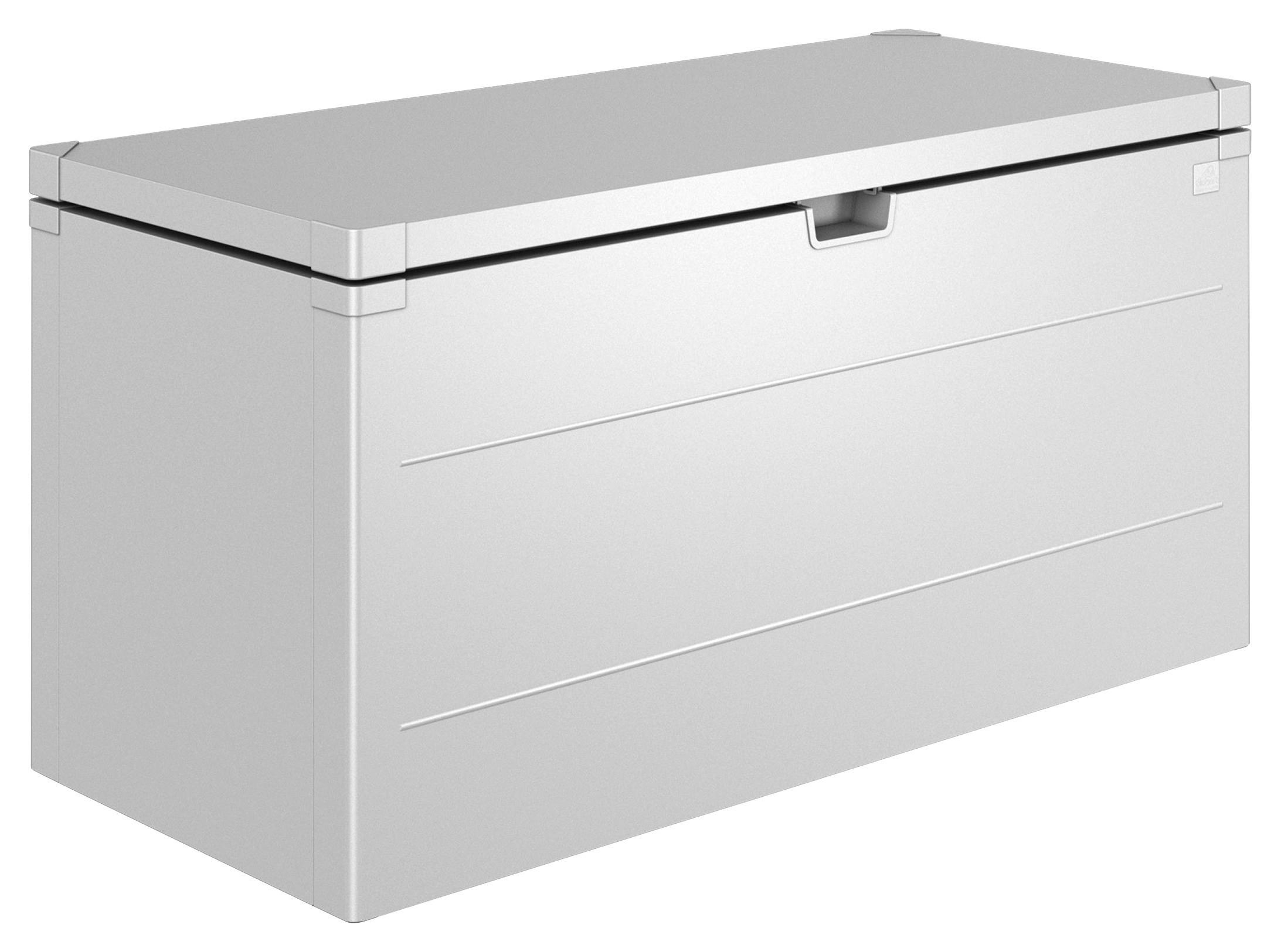 Biohort Kissenbox Silber 140x71x60 cm