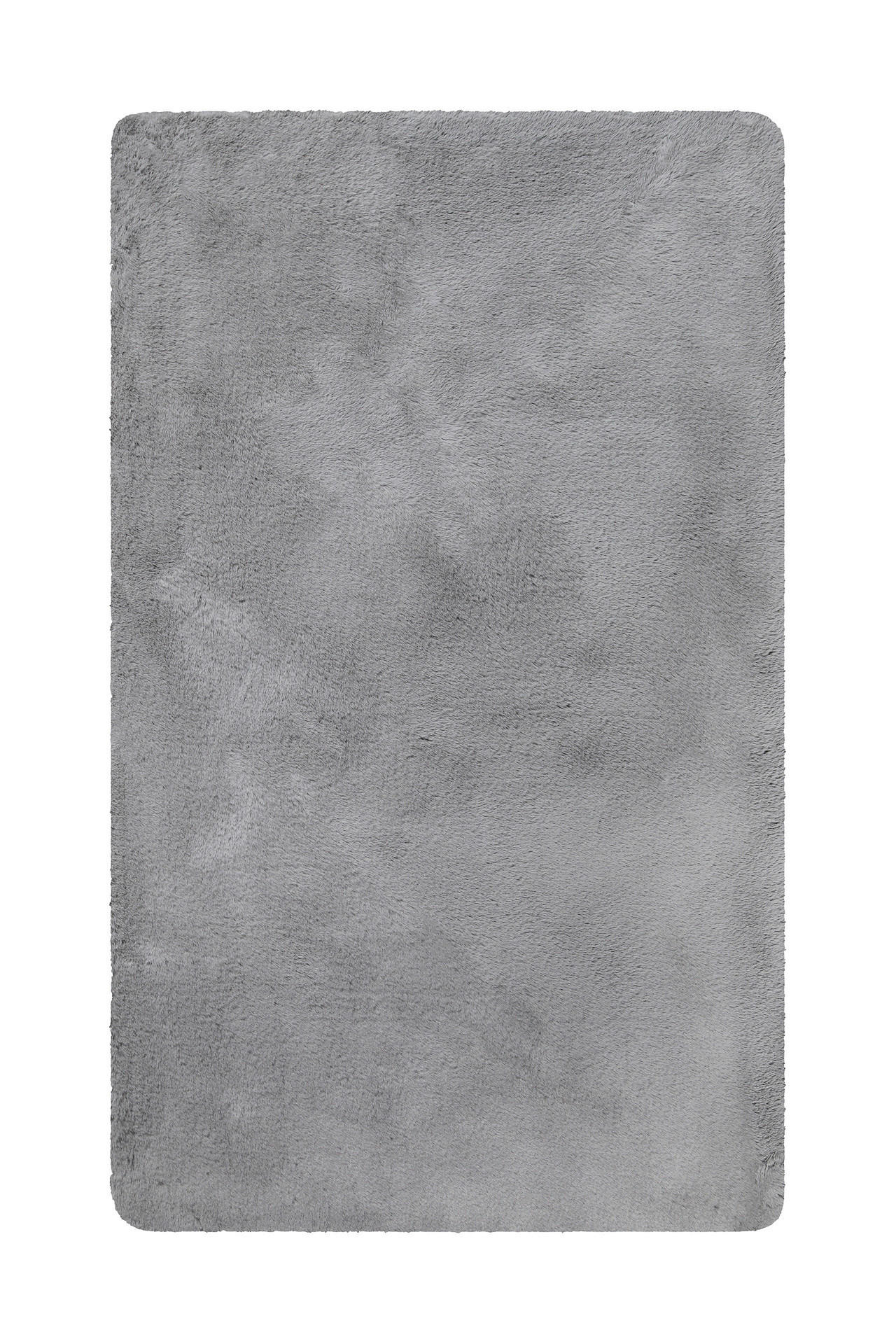 BADTEPPICH Grau 60/100 cm  - Grau, Basics, Kunststoff/Textil (60/100cm) - WECON HOME