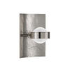 LED-WANDLEUCHTE - Nickelfarben, Design, Metall (21/16/16,5cm) - Fischer & Honsel