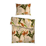 BETTWÄSCHE CUBY Satin 140/200 cm  - Grün, KONVENTIONELL, Textil (140/200cm) - Novel