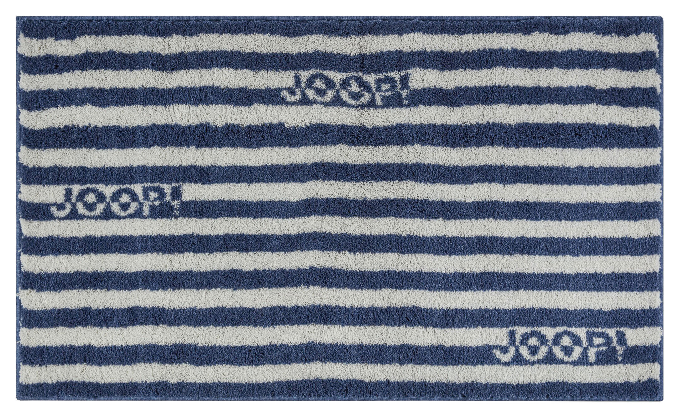 BADTEPPICH Split Blau 70/120 cm  - Blau, Basics, Naturmaterialien/Textil (70/120cm) - Joop!
