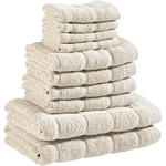 FROTTIERSET Hellgrau 10-teilig  - Hellgrau, Textil - Esposa