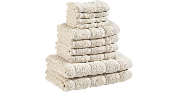 FROTTIERSET Hellgrau 10-teilig  - Hellgrau, Textil - Esposa