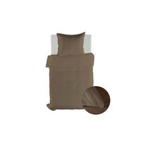 BETTWÄSCHE Suite-Nairobi Renforcé 155/220 cm  - Taupe, Basics, Textil (155/220cm)