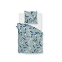 BETTWÄSCHE Astrid Flanell 155/220 cm  - Blau, Basics, Textil (155/220cm)