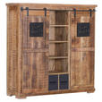 HIGHBOARD  in 145/145/45 cm  - Schwarz/Naturfarben, KONVENTIONELL, Holz/Holzwerkstoff (145/145/45cm) - Landscape