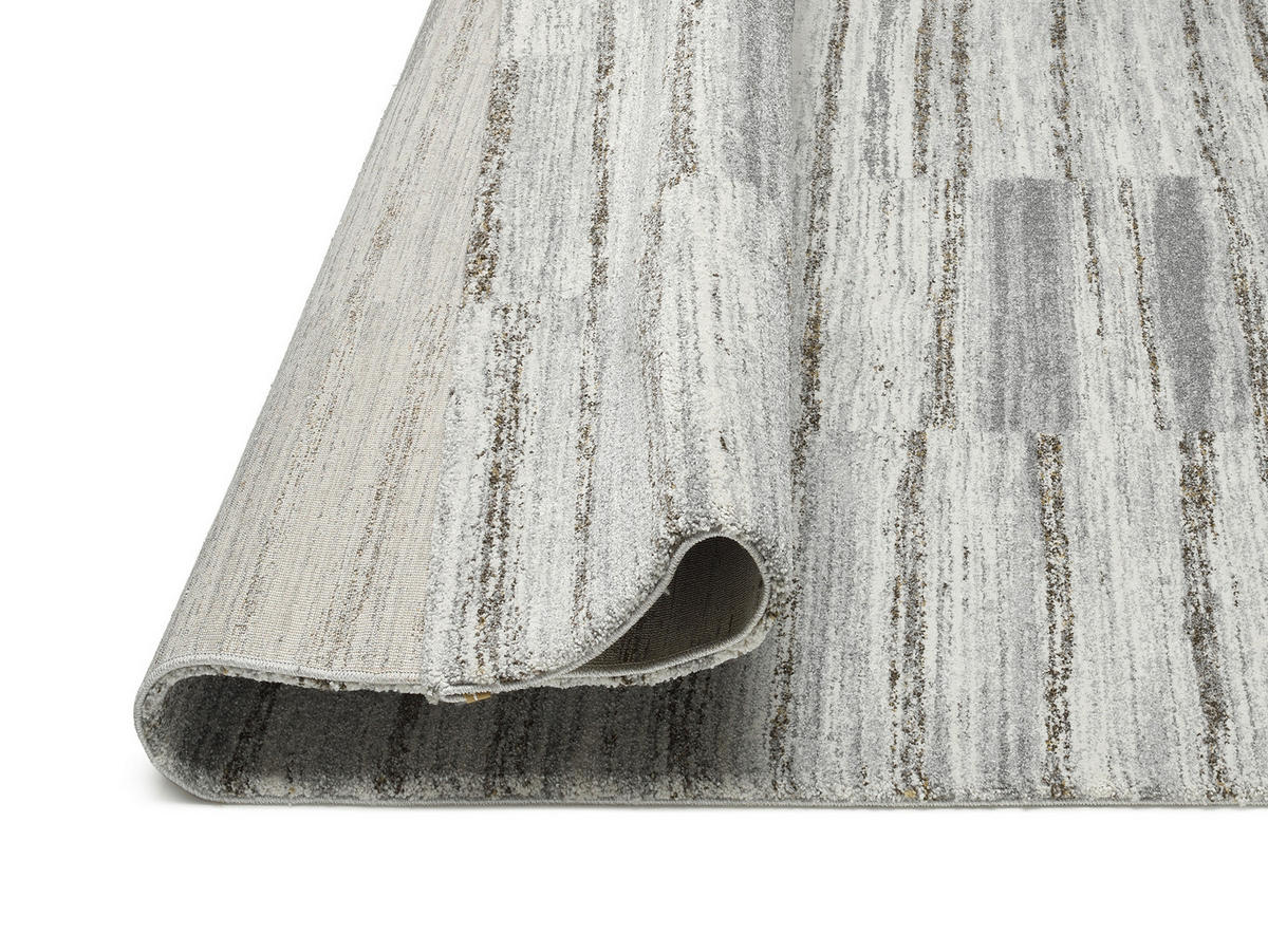 WEBTEPPICH 160/230 cm Ignis Fumo Grau, Hellgrau, Beige  - Beige/Hellgrau, Design, Textil (160/230cm) - Novel