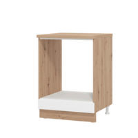 KONYHAI ALSÓSZEKRÉNY - Artisan tölgy, Basics, faalapú anyag (60/55/82cm) - Carryhome