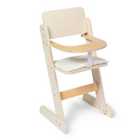 PUPPENHOCHSTUHL ROBINIA  - Creme, Basics, Holz (28/28/52,4cm) - MUSTERKIND